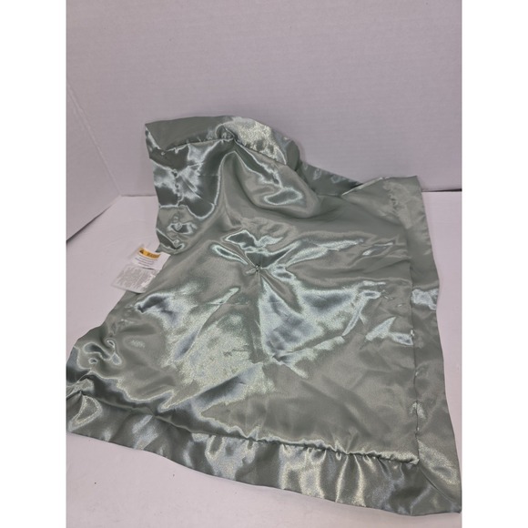 Cloud Island Winged Dragon Lovey Sage Green Satin Trim Security Lovey Ultra Soft - Picture 9 of 9